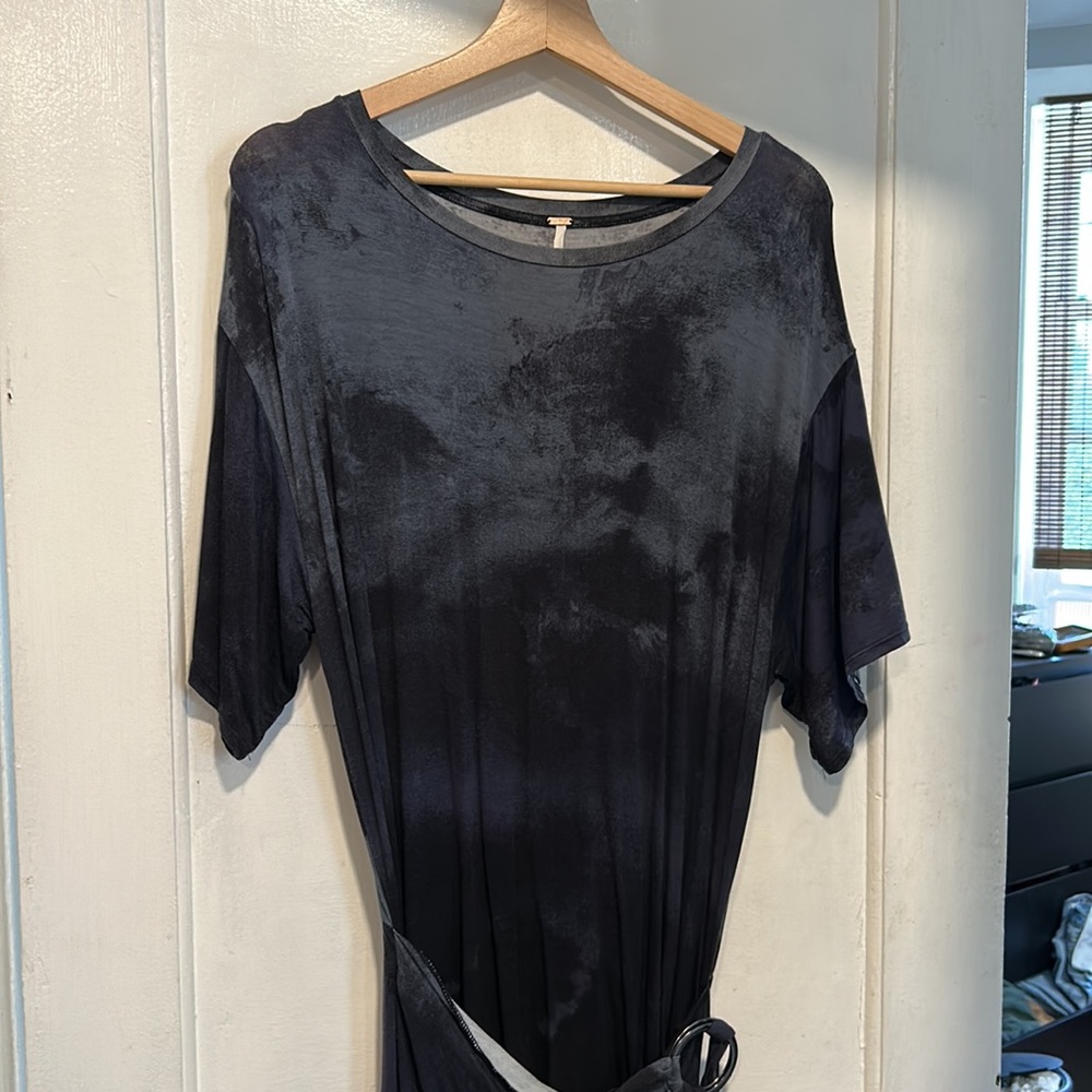 Free People maxi dress with belt